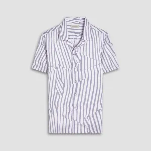 Jackson Irregular Stripe Camp Shirt