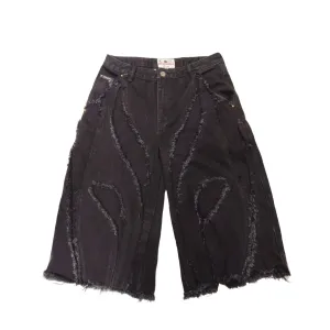 Saloon Jean Shorts Black